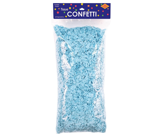 Beistle Tissue Confetti Light Blue