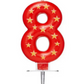 Star Candle Number Eight Numeral #8