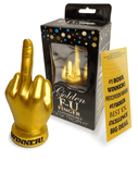 Golden F-U Finger Customizable Desk Trophy 1/PC