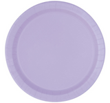 Lavender Solid Round 9" Dinner Plates 16/CT