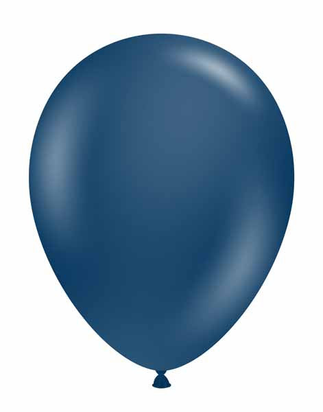 Tuftex 17" Latex Balloon Naval Blue