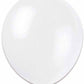 White 12" Latex Balloons Helium Quality 10pk