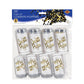 Pushup Confetti Poppers Black & Gold 8/CT