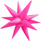 Prima Electric Pink 40" 3D Magic Starburst Shape Air Fill Foil Balloon