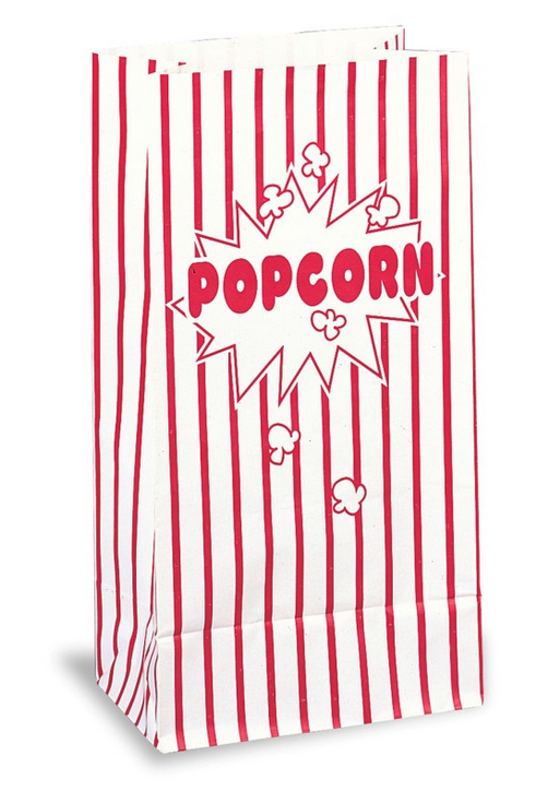 Popcorn Paper Party Bags 10/CT