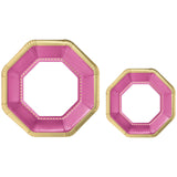 Multipack, Premium Paper Plates - Bright Pink