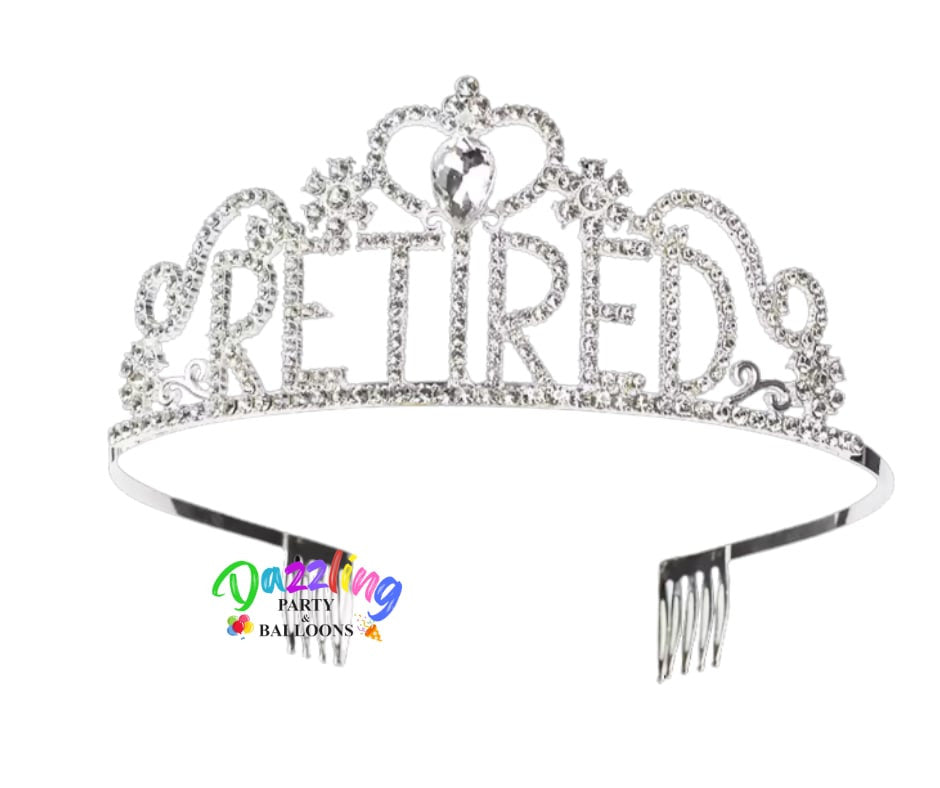 Retired Silver Rhinetones Tiara