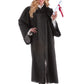 men women Economical Graduation Black Gown Adult