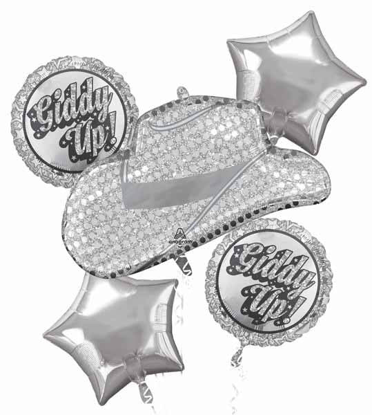 Disco Western Balloon Bouquet