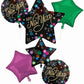 Happy New Year Starlight Balloon Bouquet
