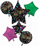 Happy New Year Starlight Balloon Bouquet