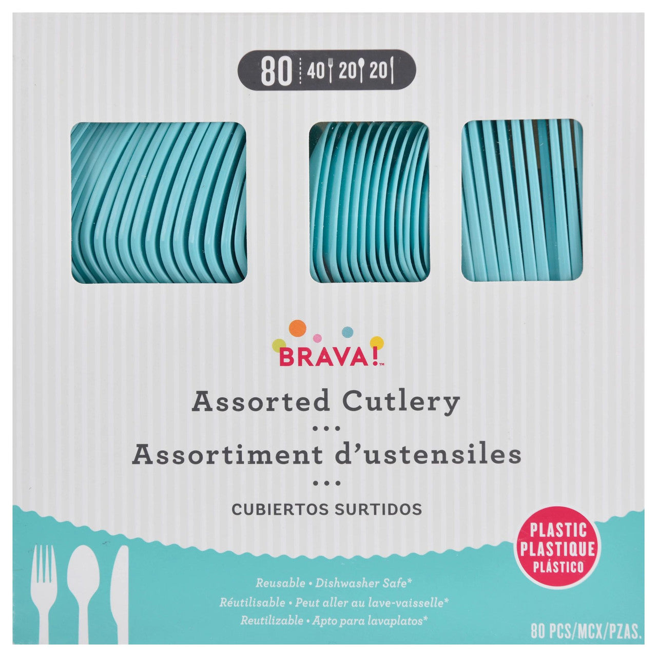 Reusable Plastic Cutlery Assortment
