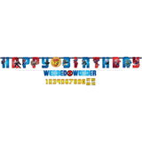 Spiderman Webbed Wonder Birthday Banner