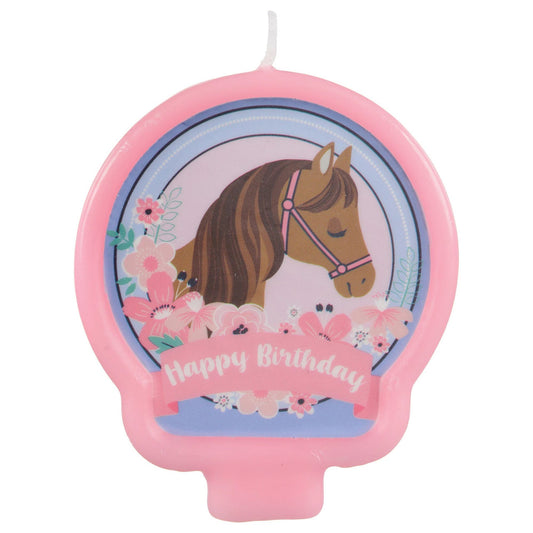 Saddle Up Birthday Candle
