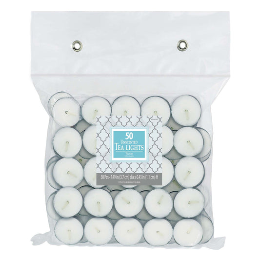 pack of 50 tea lights