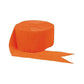 Orange Peel Crepe 81' Party Streamer Decoration
