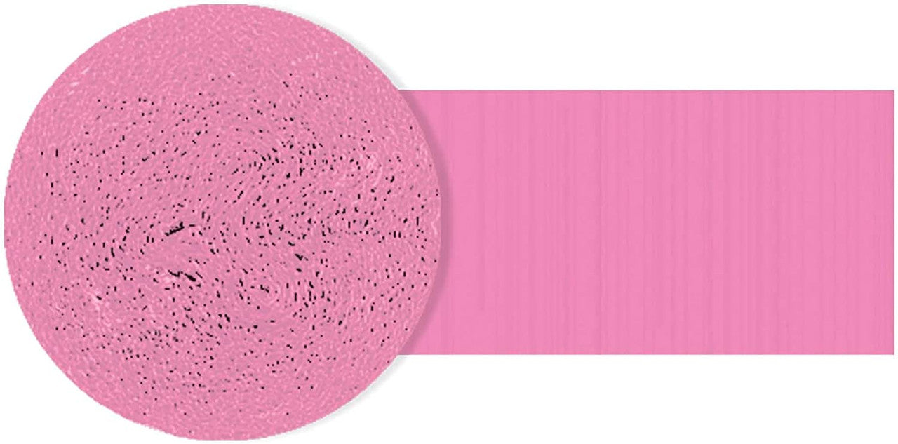 Bright Pink Crepe 81' Party Streamer Decoration
