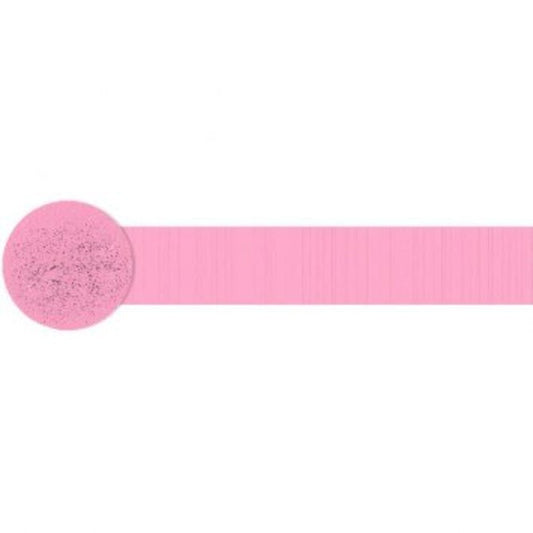 New Pink Crepe 81' Party Streamer Decoration