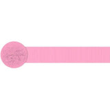 New Pink Crepe 81' Party Streamer Decoration
