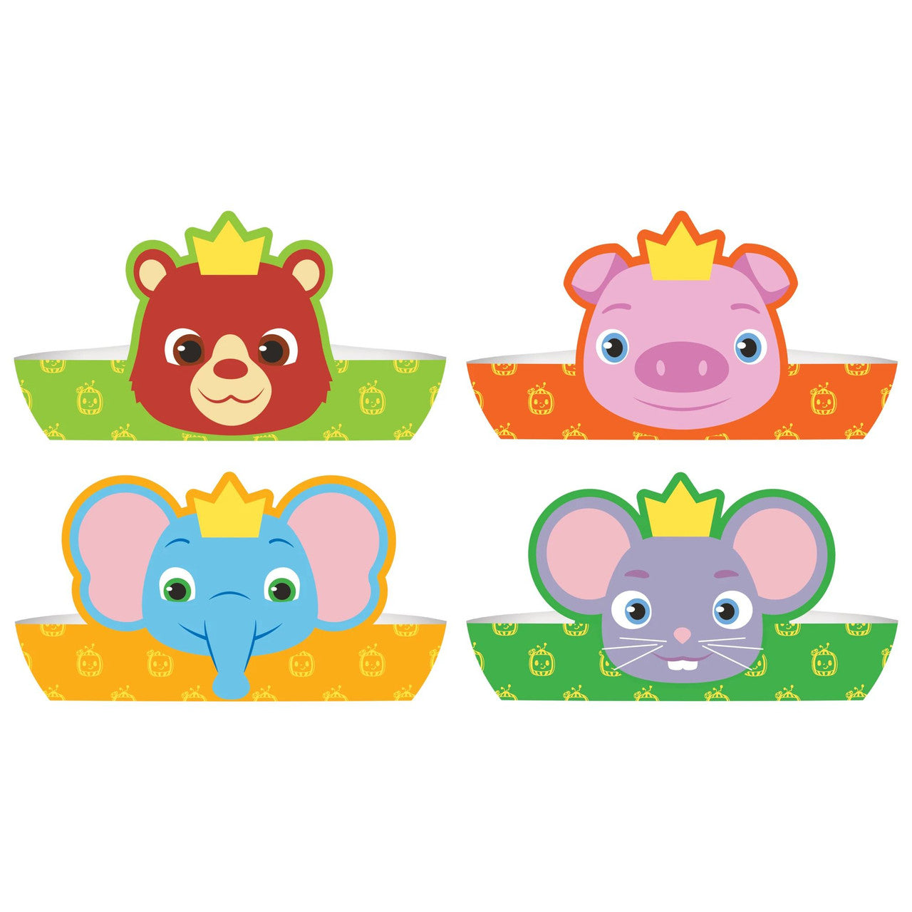 CoComelon Birthday party Crowns hats