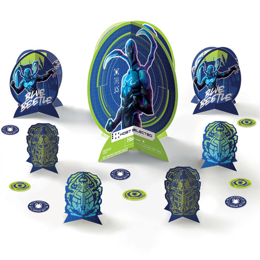 Blue Beetle Birthday Party Decoration Kit