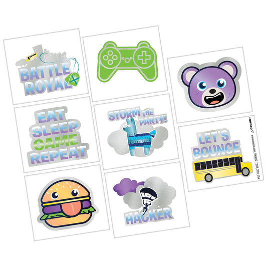 Battle Royal Temporary Tattoos Party Favors
