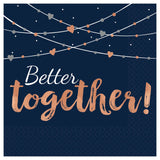 Better Together Love Theme Luncheon Napkins