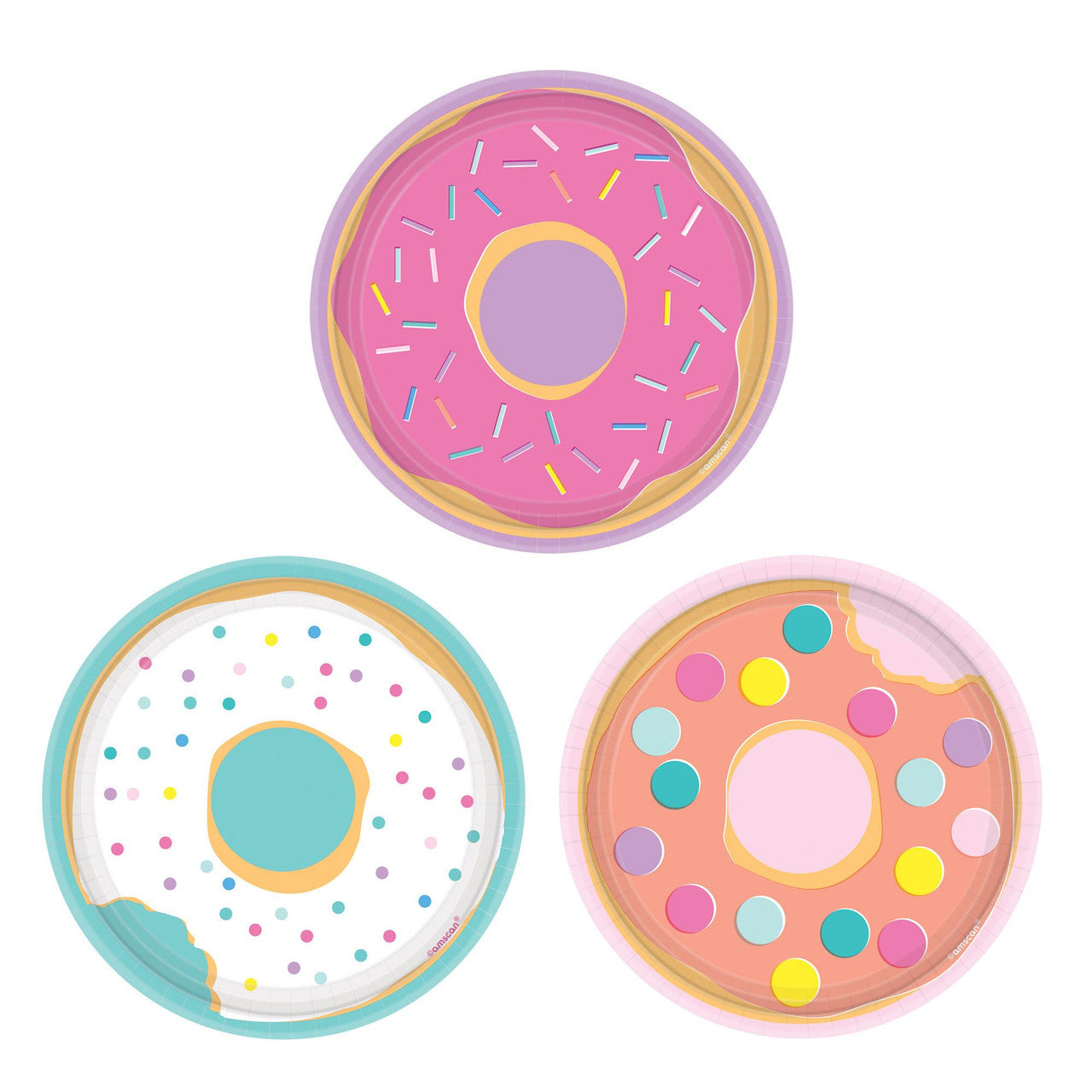 donut dessert plates