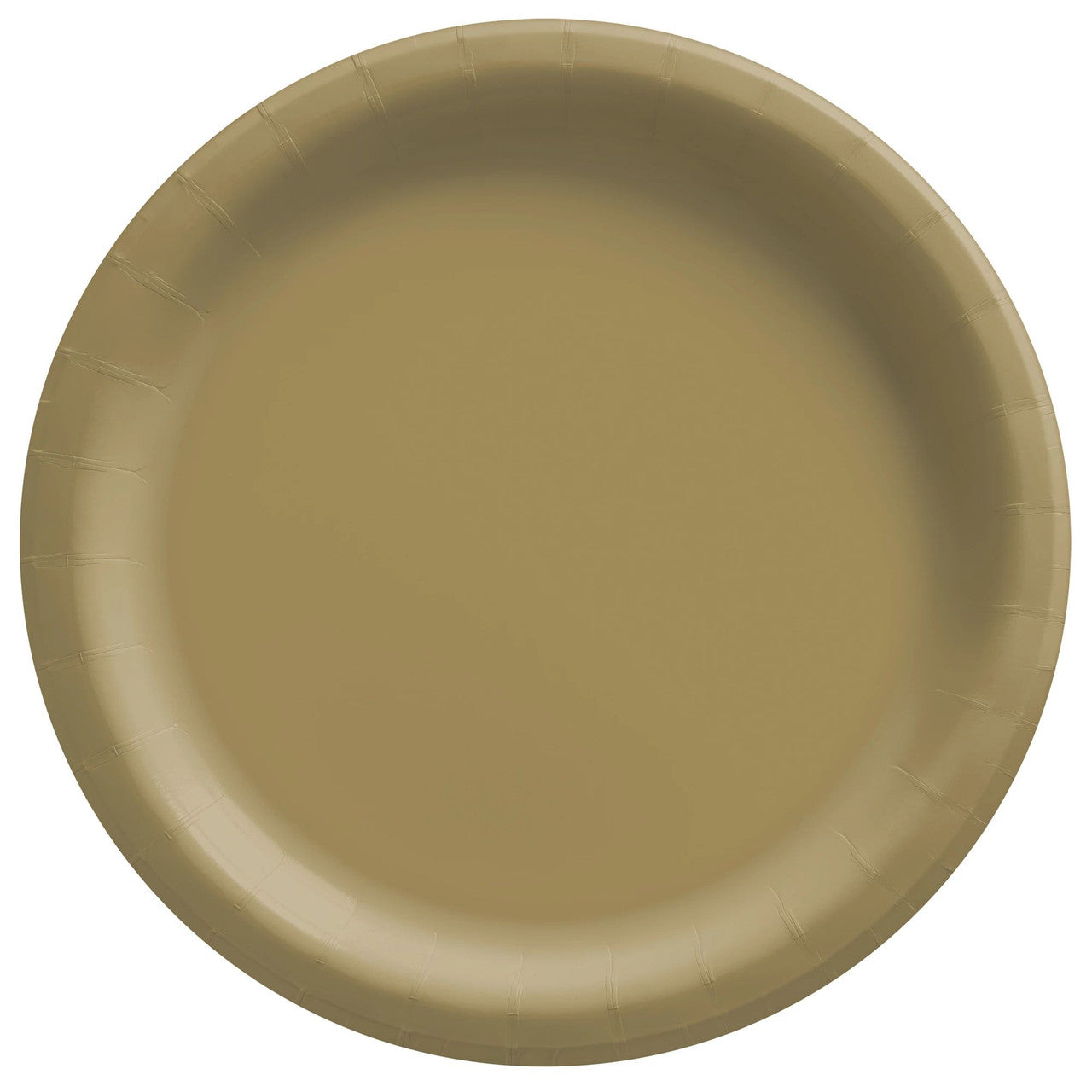 Extra Sturdy Gold Paper Plates