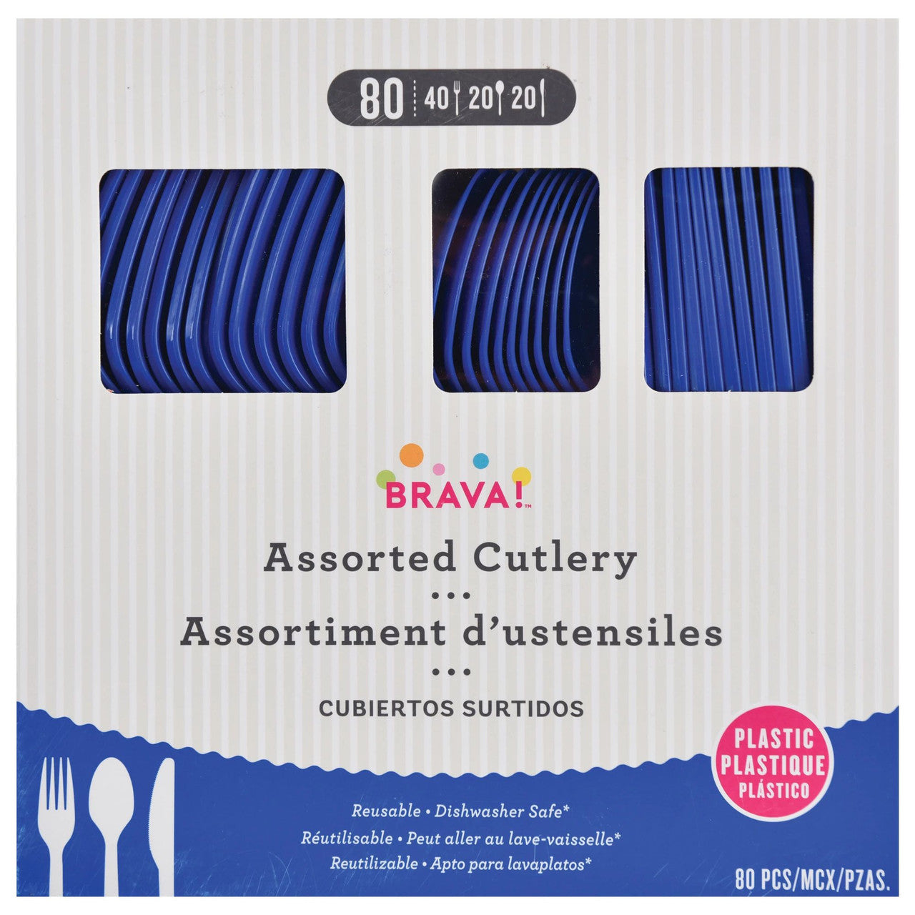 Reusable Plastic Cutlery Assortment