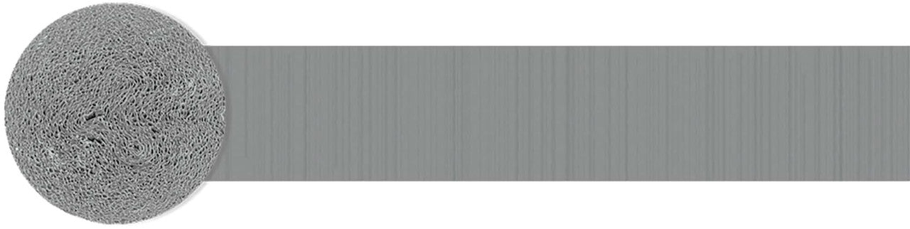 Metallic Silver Crepe Paper Streamer