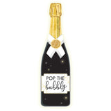 Champagne Bottle LED Sign Pop The Bubbly Light-Up Sign New Year's Eve 1/CT