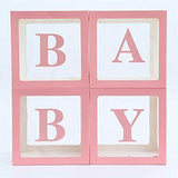Baby Blocks Shower Gender Reveal Decor Pink