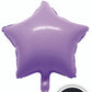19" Macaron Lavender Star Shape Foil Mylar Balloon Party Decor