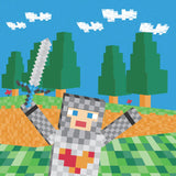 Medieval Virtual Block Luncheon Napkins Birthday Party Decor Tableware 16pc/pk