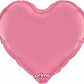 32" Light Pink Heart Shaped Foil Balloon