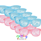 Gender Reveal Team Boy Girl Glasses 10 Pack