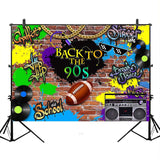 Back To The 90s Backdrop