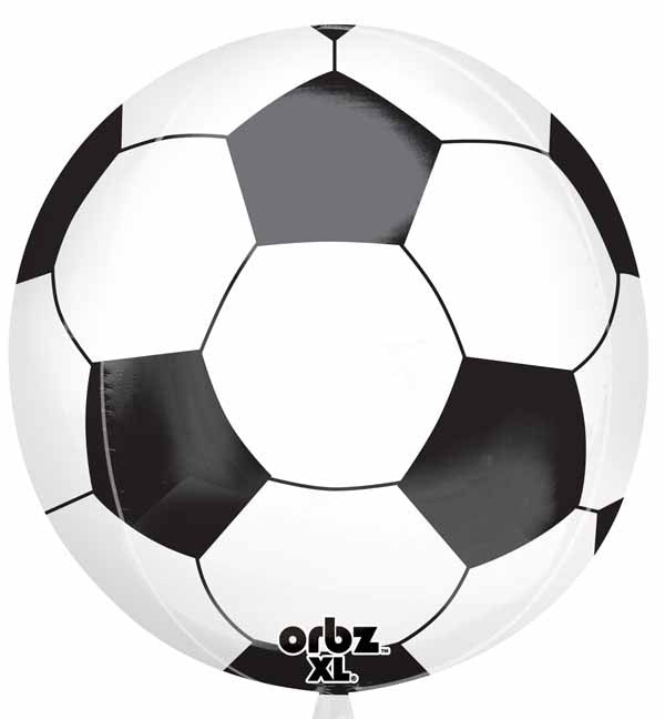 Anagram Soccer Ball Orbz 16" Foil Balloon 4 Sided