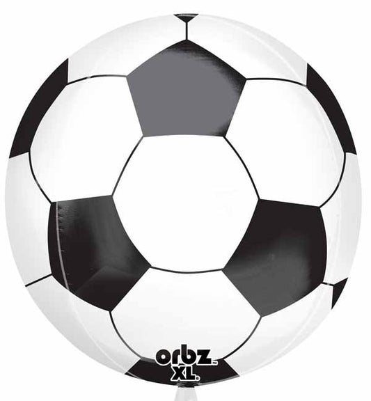 Anagram Soccer Ball Orbz 16" Foil Balloon 4 Sided