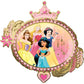 Disney Princess Supershape Foil Balloon Gold Mirror
