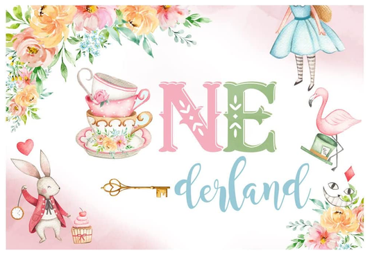 One derland first birthday banner