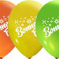 Bonne Fete Classy Colored Printed Latex Balloon Assorted 1/CT