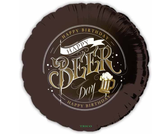 Happy Birthday Beer Day Foil Balloon 18"