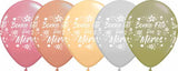 Bonne Fete Des Mere Retro Printed Latex Balloon Assorted 1/CT