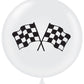 Checkered Flag Racing Jumbo Latex Balloon