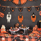 Vintage Halloween Jointed Cat Streamer 4ft