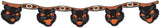 Vintage Halloween Jointed Cat Streamer 4ft