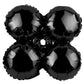 Black Quad Column Maker Balloon