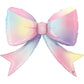 Pastel Bow Foil Balloon 41"